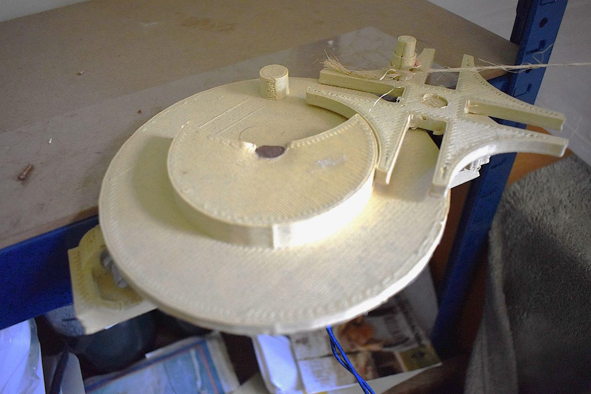 3D-printed Geneva gear mechanism